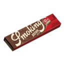 5 Stück Smoking King Size Brown je 33 Blatt + Tips