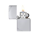 Zippo Feuerzeug - Vintage poliert chrom