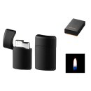 Metallfeuerzeug Softflame, schwarz matt