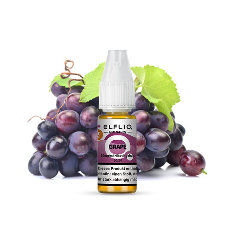 ELFBAR Elfliq - Grape (Traube) - Liquid - 10 mg/ml - 10 ml, 6,50