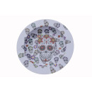 Aschenbecher "Skulls" weiß -bunt aus...