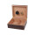Humidor "Walnuß" für 25 Zigarren 26,2x22,2x10,4cm