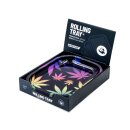 Metall Drehunterlage &quot;Leaves Gradient&quot;, 18 x 14...