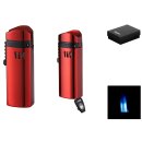 Zigarrenfeuerzeug &quot;Rot-Schwarz&quot; geb&uuml;rstet;...