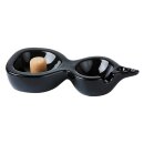 Pfeifenaschenbecher "Schwarz" Keramik mit einer...