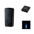 Sturmfeuerzeug "Race" schwarz, 2er Jet-Flame