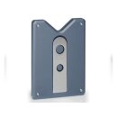 Zigarrenbohrer "Caseti" mit Ständer, graublau