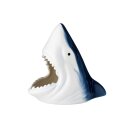 Aschenbescher "Hai" 14x10cm: Höhe 13,5 cm