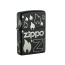 Zippo Feuerzeug - Zippo Design 360&deg;, Black Matte with...