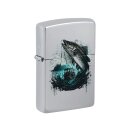 Zippo Feuerzeug - Fish and Boat