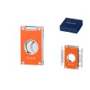 Zigarrenabschneider "Caseti" orange, 2 Klingen,...