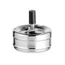 Drehaschenbecher "Chrom"; Ø 9cm, einzeln