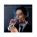 Zigarrenfeuerzeug "Monaco", 4er blaue Flamme, mit Zigarrenablage