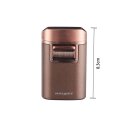 Zigarrenfeuerzeug "Monaco", 4er blaue Flamme, mit Zigarrenablage