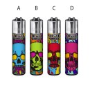 Clipper Large COLORFUL SKULLS #1