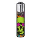 Clipper Large COLORFUL SKULLS #1 B