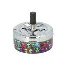 Schleuderaschenbecher &quot;Angelo&quot; Metall Alien,...