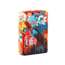 Zippo Feuerzeug - Street Art Face Design