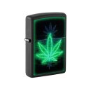 Zippo Feuerzeug - Glowing Leaf Design