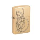 Zippo Feuerzeug - Musical Notes Design