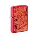 Zippo Feuerzeug - Zippo Design Red Matte