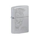 Zippo Feuerzeug - Mohawk Skull Design