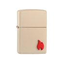 Zippo Feuerzeug - Emblem Attached Flat Sand