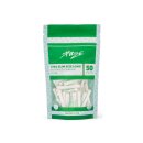 PURIZE, 50er Pack., Xtra Slim Size long White, 6 mm,...
