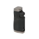 Zigarrenfeuerzeug "Kombi schwarz", -Flame, mit...