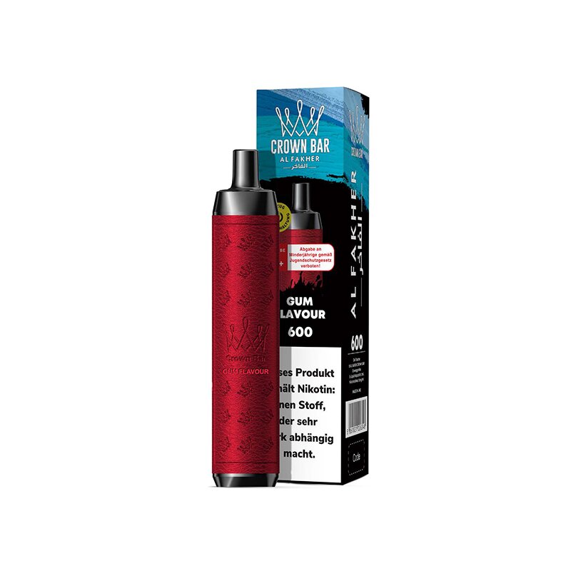 vapen duo x2 Al Fakher Crown Bar 600 - Gum Flavour (Kaugummi) - E-Shisha