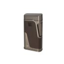 Zigarrenfeuerzeug "Winjet" anthrazit/Holzmaserung, Jet-Flame, mit Bohrer