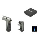 Zigarrenfeuerzeug "Eurojet" silberfarben matt,...