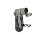 Zigarrenfeuerzeug "Eurojet" silberfarben matt, Jet-Flame, mit Bohrer und Dorn