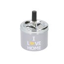 Drehaschenbecher "Home" Ø 9,5 cm, H: 8 cm