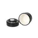 Autoaschenbecher "Schwarz/Silber" mit LED...