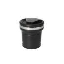 Autoaschenbecher "Schwarz/Silber" Carbonoptik...