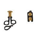 Zigarrenschere-Schlüsselanhänger, Metall schwarz