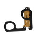 Zigarrenschere-Schlüsselanhänger, Metall schwarz