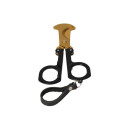 Zigarrenschere-Schlüsselanhänger, Metall schwarz