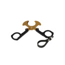 Zigarrenschere-Schlüsselanhänger, Metall schwarz