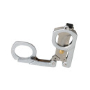 Zigarrenschere-Schlüsselanhänger, Metall silberfarben