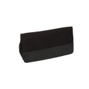 Pfeifentasche Leinen 2er, schwarz mit Kautschuk