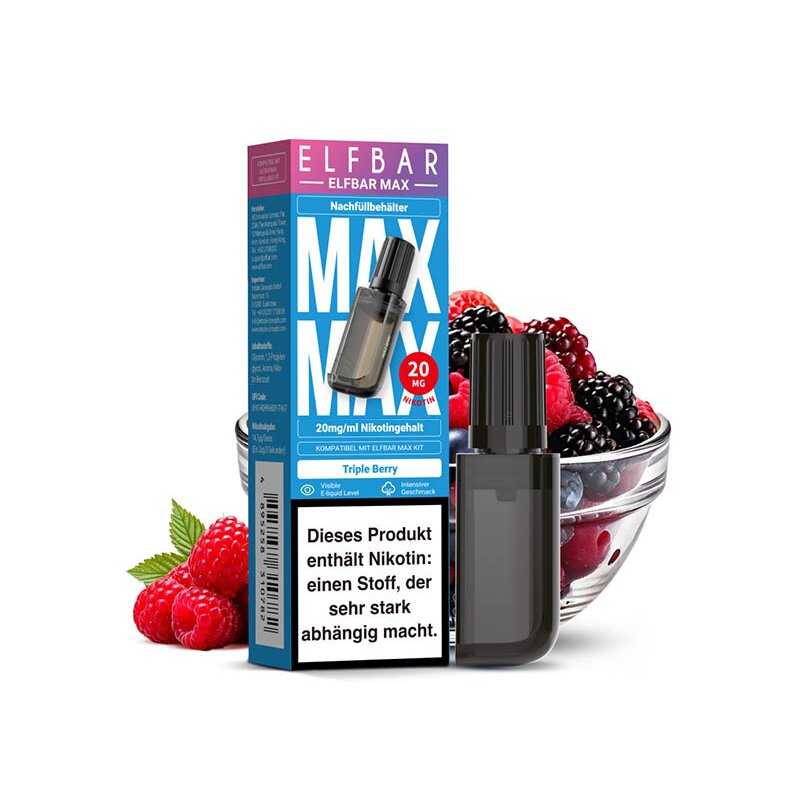 ELFBAR Max Pod - Triple Berry (Dreifache Beere) - E-Shisha