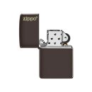 Zippo Feuerzeug - Brown Matte Zippo Logo