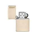Zippo Feuerzeug - Flat Sand Zippo Logo
