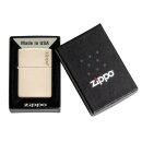 Zippo Feuerzeug - Flat Sand Zippo Logo