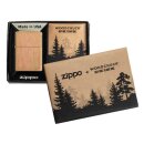 Zippo Feuerzeug - Woodchuck Brushed Brass