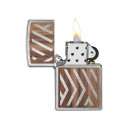 Zippo Feuerzeug - Woodchuck Herringbone Sweep