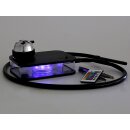 Hookah "Shisha Mini To Go" schwarz; Multicolor LED; 1 Schlauch, 22 x 15,5 x 5,5 cm