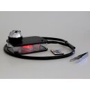 Hookah "Shisha Mini To Go" schwarz; Multicolor LED; 1 Schlauch, 22 x 15,5 x 5,5 cm